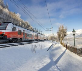Cityjet Desiro ML in Winterlandschaft | © ÖBB / Harald Eisenberger
